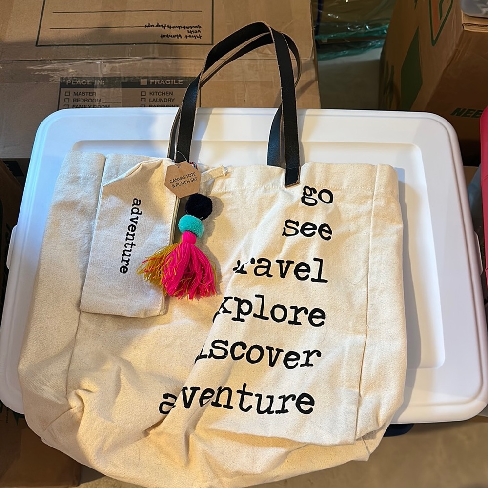 Canvas Tote and Pouch